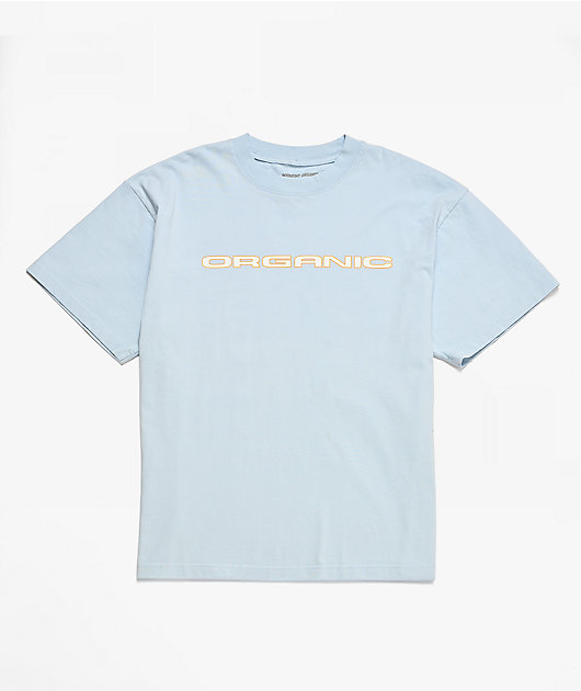 Midnight Organic Worldwide Organic Light Blue T-Shirt