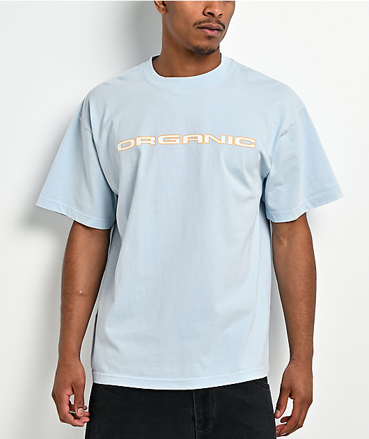 Midnight Organic Worldwide Organic Light Blue T-Shirt