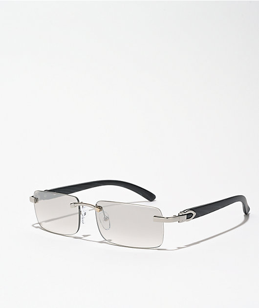 Migos Bling Grey Frameless Sunglasses