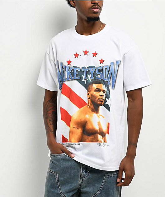 Mike Tyson All American Hero White T-Shirt | Zumiez
