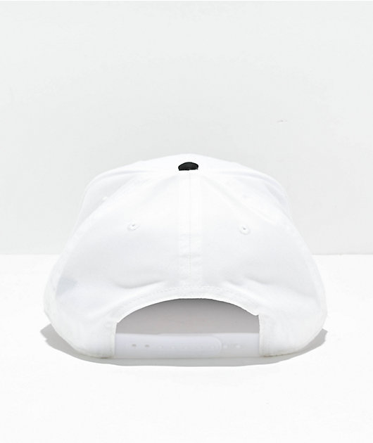 Mike Tyson Baddest Man White & Black Snapback Hat