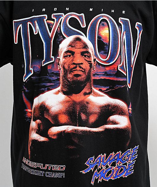 Mike Tyson Savage Planet Black T-Shirt | Zumiez