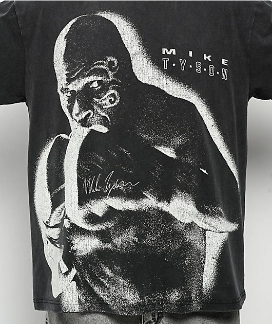 Mike Tyson Wind Up Black Wash T-Shirt
