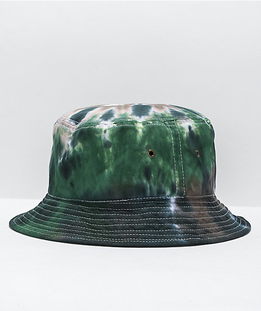Milkcrate Blue & Green Tie Dye Bucket Hat