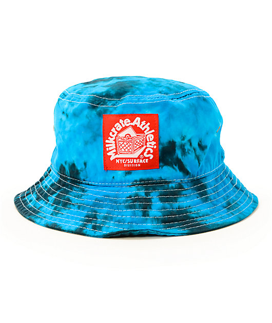 milkcrate tie dye bucket hat