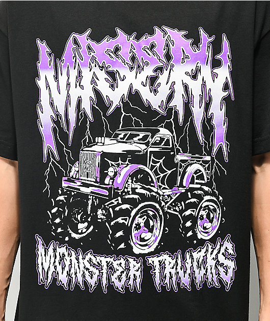 Misery Worldwide Monster Trucks Black T Shirt