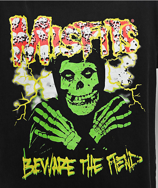 Misfits Beware Fiend Black T-Shirt