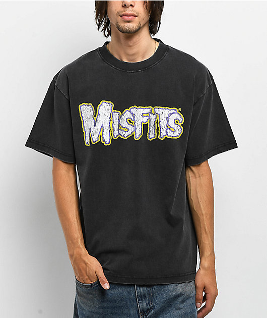 Misfits Skeleton Vintage Black T-Shirt | Zumiez