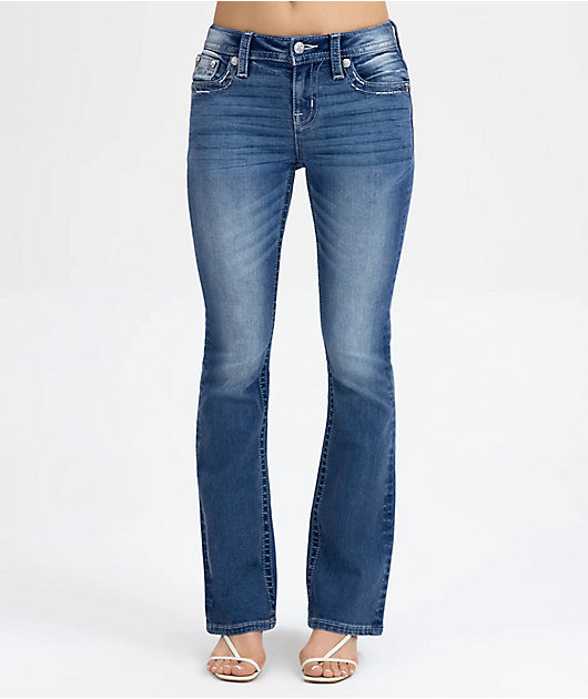 Miss Me Ariana Wings Medium Wash Bootcut Jeans | Zumiez