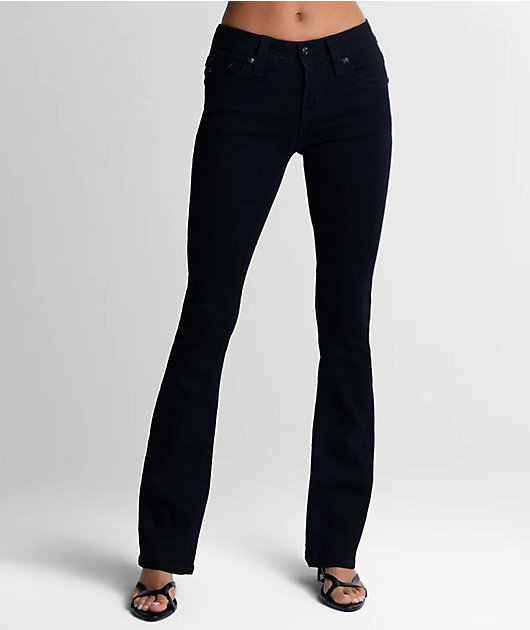 Miss Me Cross Black Wash Bootcut Jeans