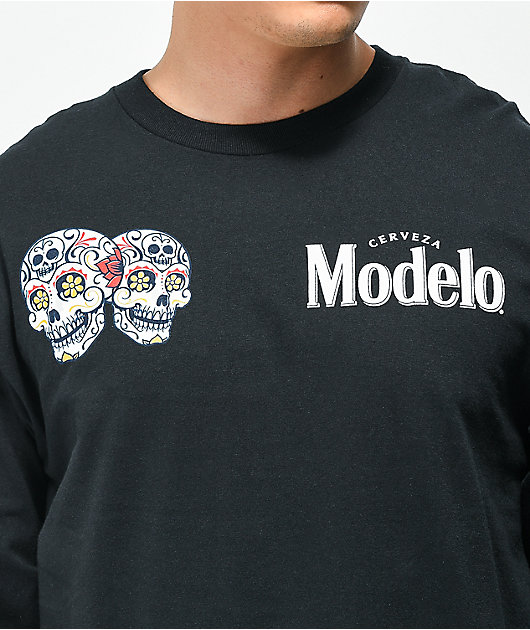 Mister Cartoon x Modelo Black Long Sleeve TShirt