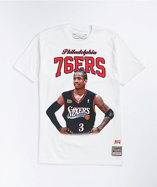 Mitchell & Ness 76ers Iverson Courtside T-Shirt