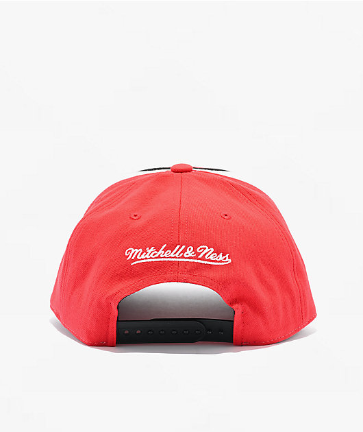 Mitchell & Ness Chicago Bulls Downforce Red Snapback Hat