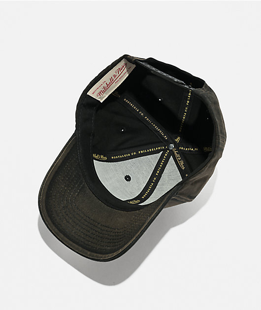 Mitchell & Ness Chicago Bulls Downtown Pro Black Wash Snapback Hat