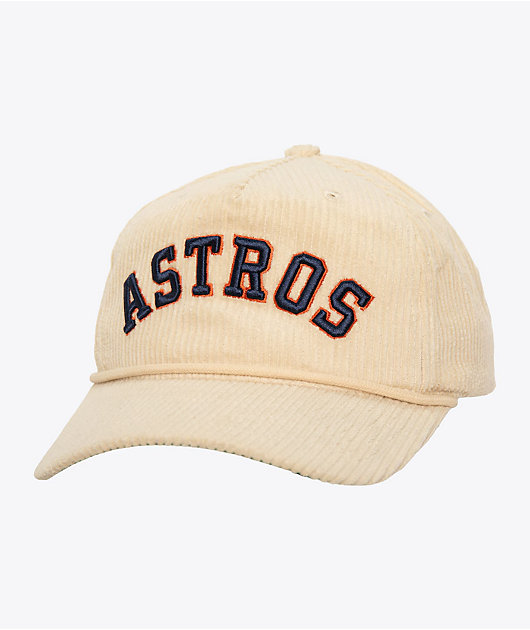 Mitchell & Ness Houston Astros Deadstock Cream Corduroy Snapback Hat