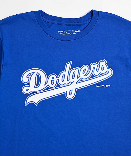 Mitchell & Ness Kids Los Angeles Dodgers Blue T-Shirt