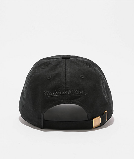 Mitchell & Ness LA Dodgers Black Strapback Hat