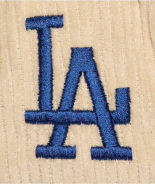 Mitchell & Ness LA Dodgers Deadstock Cream Corduroy Snapback Hat