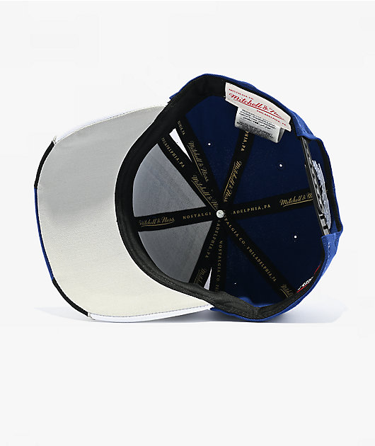 Mitchell & Ness LA Dodgers Downforce Blue Snapback Hat