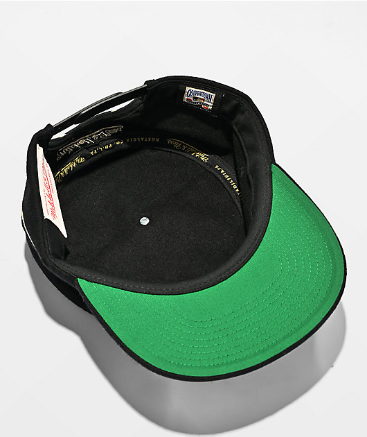 Mitchell & Ness LA Dodgers Pill Box Black Snapback Hat