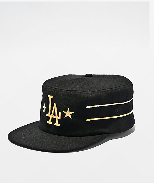 Mitchell & Ness LA Dodgers Pill Box Black Snapback Hat