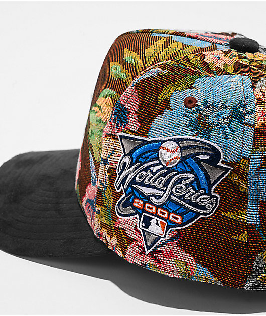 Mitchell & Ness New York Yankees Tapestry Floral Pro Pinch Snapback Hat