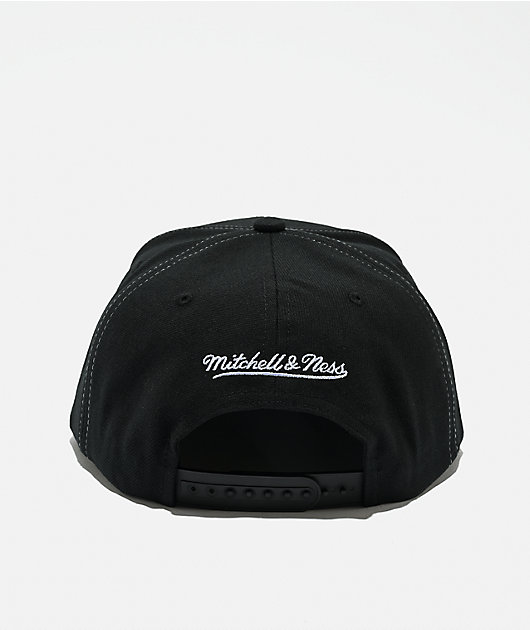 Mitchell & Ness New York Yankees Trifecta Black Snapback Hat