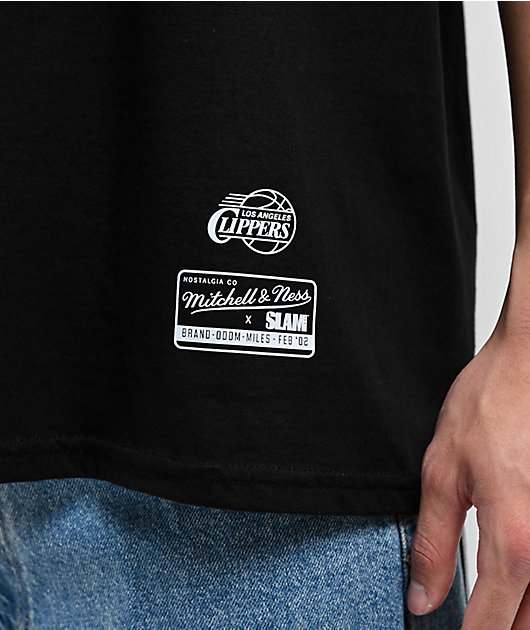 Mitchell & Ness Slam Magazine Los Angeles Clippers Cover Black T-Shirt
