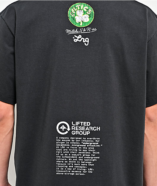Mitchell & Ness x LRG Celtics Wild Art Black T-Shirt