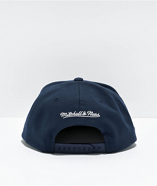 Mitchell & Ness x MLB New York Yankees Blue Snapback Hat