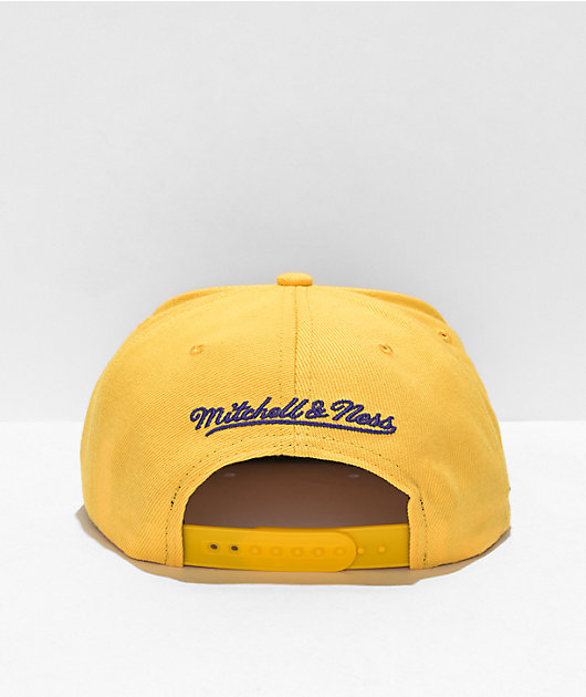 Houston Astros Mitchell & Ness Hometown Snapback Hat - Royal/Gold