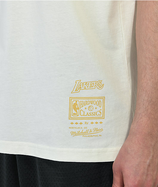 Mitchell & Ness x NBA Lakers Sandman camiseta de color crema