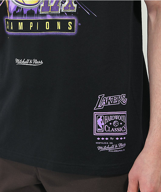 lakers mitchell and ness shirt