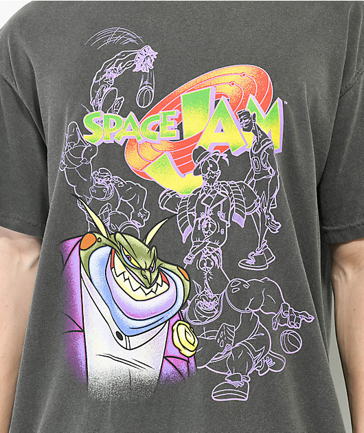 Mitchell & Ness x Space Jam Swackhammer Prospects Wash Grey T-Shirt