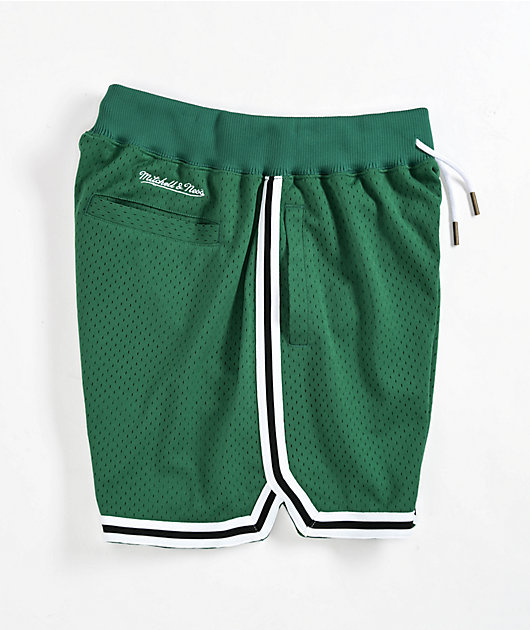 Mitchell & Ness Game Day 2 Green Mesh Shorts | Zumiez