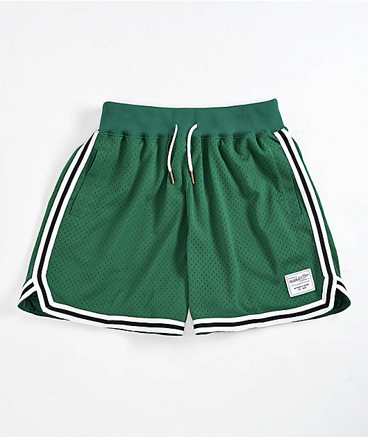 Mitchell & Ness Game Day 2 Green Mesh Shorts | Zumiez