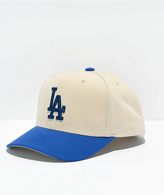 Mitchell Ness LA Dodgers Game On Pro Cream Snapback Zumiez