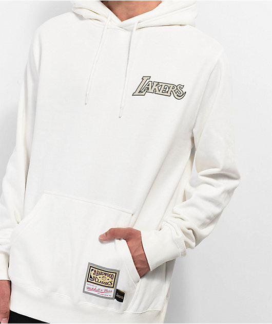 Lakers hoodie discount mitchell and ness