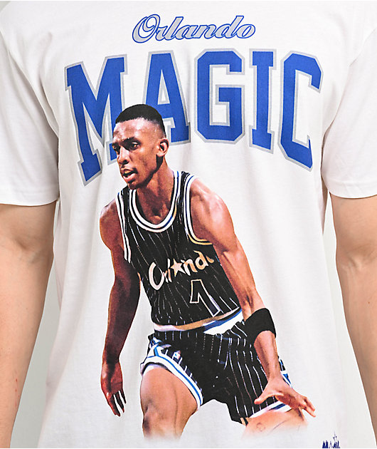 Mitchell Ness Orlando Magic Penny Hardaway Courtside White T