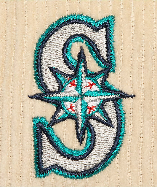 Mitchell & Ness Seattle Mariners Deadstock Cream Corduroy Snapback