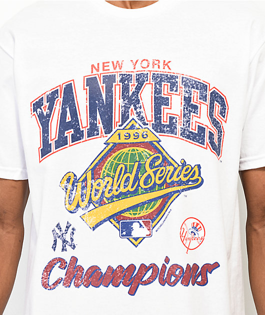 Mitchell & Ness x MLB New York Yankees World Series White T-Shirt