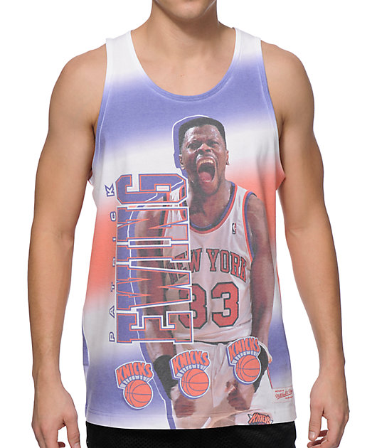 Mitchell /& Ness NY Knicks Patrick Ewing Camiseta sin mangas