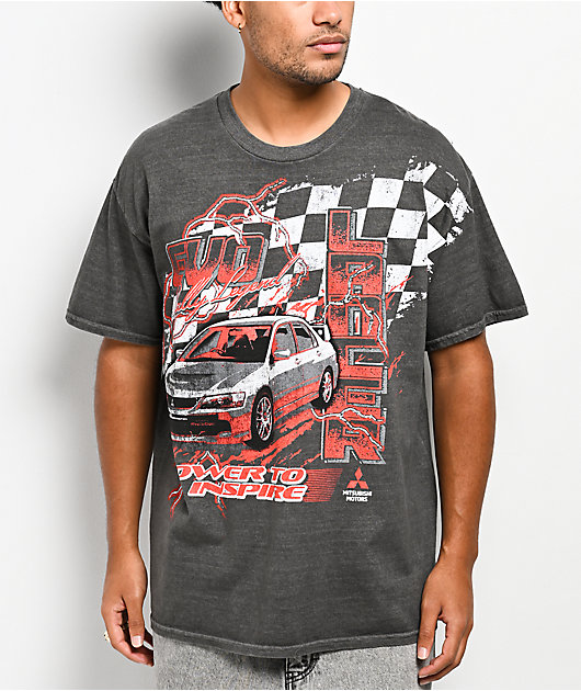 Mitsubishi Lancer Power Charcoal T-Shirt