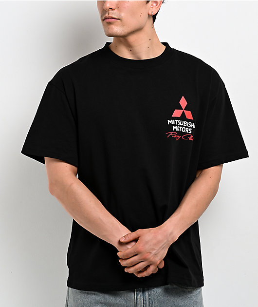 Mitsubishi Racing Club Logo Black T-Shirt