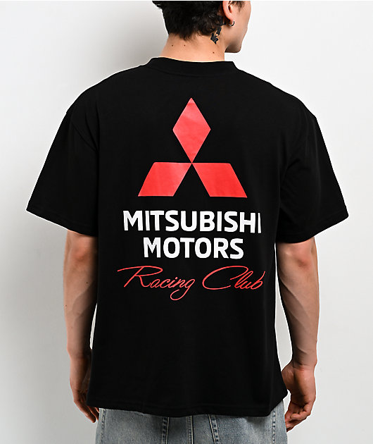 Mitsubishi Racing Club Logo Black T-Shirt