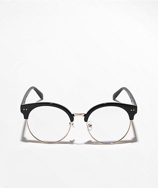 Modified Club gafas para luz azul color dorado y negro