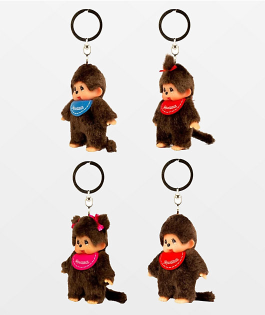Monchhichi Classic Assorted Vinyl Plush Keychain