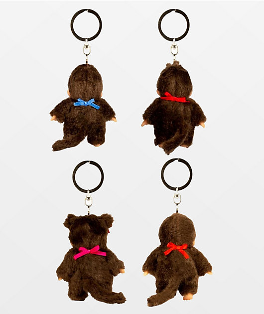 Monchhichi Classic Assorted Vinyl Plush Keychain