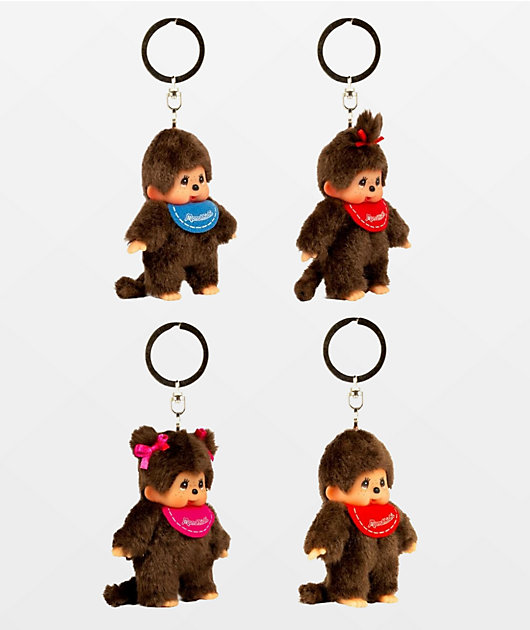 Monchhichi Classic Assorted Vinyl Plush Keychain