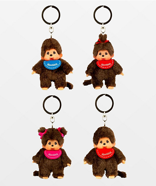Monchhichi Classic Assorted Vinyl Plush Keychain